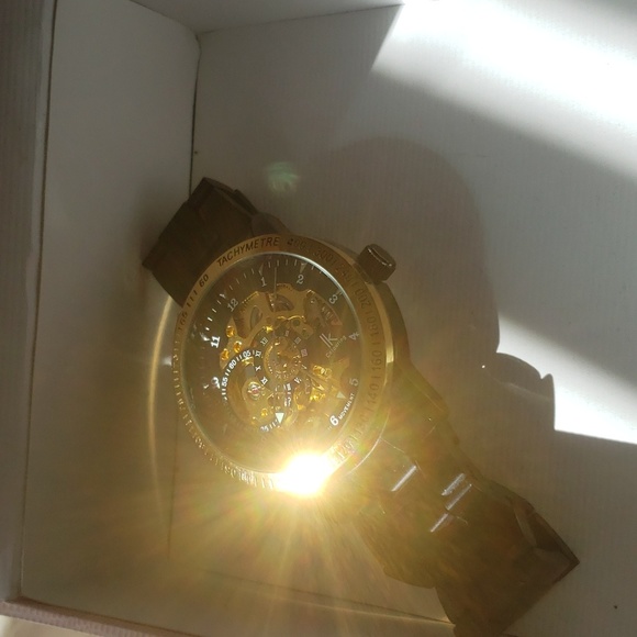 IK COLOURING Big Skeleton Case IK Mens Black Watch - Picture 7 of 10